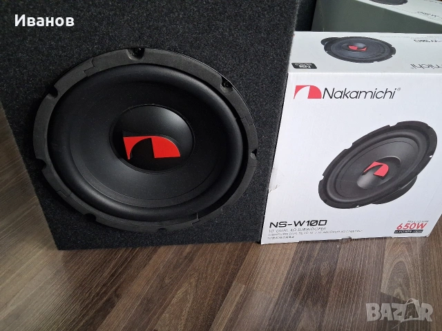 Бас 10" Субуфер Nakamichi 10"