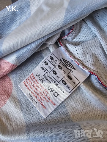 Оригинална мъжка тениска Umbro x sc Heerenveen / Season 01-02 (Home), снимка 4 - Тениски - 54422566