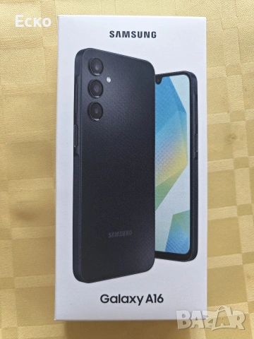Смартфон SAMSUNG GALAXY A16 A165 BLACK 128 GB, RAM 4 GB, 50+5+2 MP