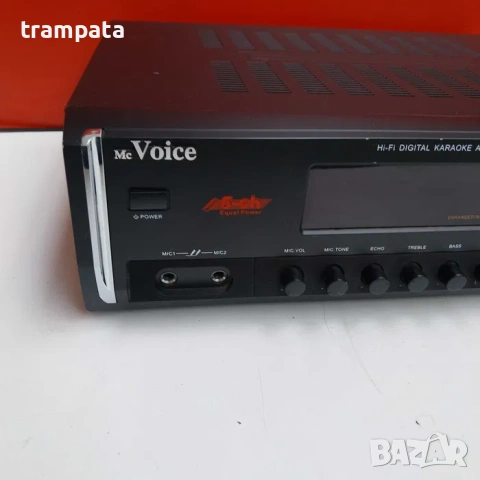 НАЙ ДОБРАТА ОФЕРТА Усилвател / Кариоки McVoice AV-698, снимка 2 - Ресийвъри, усилватели, смесителни пултове - 55151500