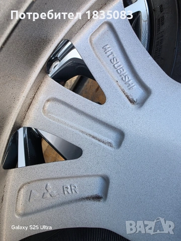 Лети джанти 18ки 5х114.3 Mitsubishi + летни гуми 225/55/18 Falken, снимка 8 - Гуми и джанти - 54012747