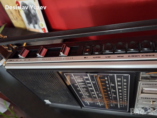 Grundig concert boy 1500, снимка 3 - Радиокасетофони, транзистори - 54424802