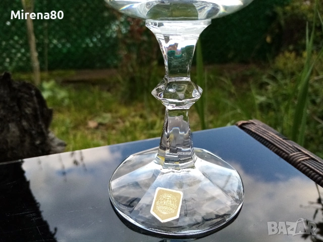 Кристален сервиз от 5 чаши за червено вино - Австрия !, снимка 7 - Сервизи - 54169497