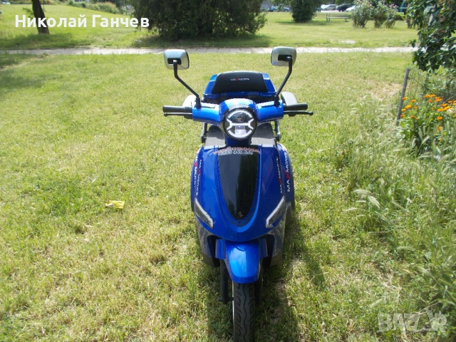 ЕЛЕКТРИЧЕСКА ТРИКОЛКА  „Fullmax R1, 1500W, 60V/20Ah“, синя, CE сертификат1500W, 60V/20Ah, Синя, снимка 2 - Мотоциклети и мототехника - 54671510