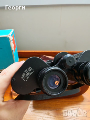 Перфектен Бинокъл Carl Zeiss Jena Jenoptem 10x50w, снимка 9 - Оборудване и аксесоари за оръжия - 55189268