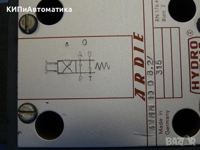 Хидравличен разпределител HYDRONORMA 4WMM10D8.2/315 directional valve, снимка 3 - Резервни части за машини - 54579779