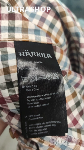 НОВА Мъжка риза Harkila 2XL с дълъг ръкав, снимка 4 - Ризи - 54569157
