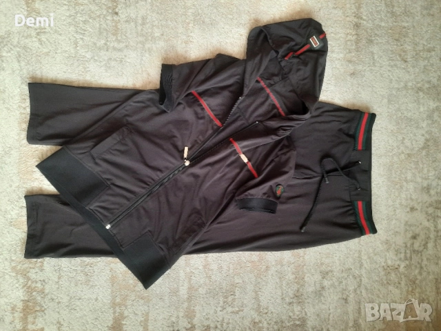 Черен спортен комплект Gucci , снимка 8 - Спортни екипи - 55056049