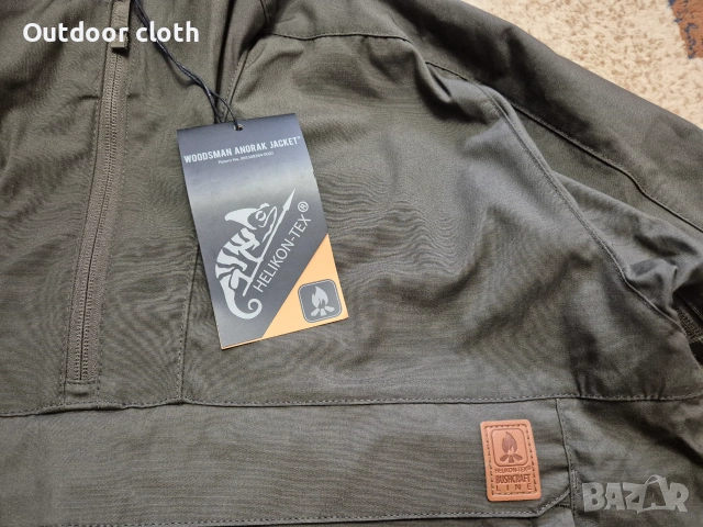 Helikon-Tex Woodsman анорак туризъм бушкрафт риболов лов тактически airsoft , снимка 2 - Якета - 55221074