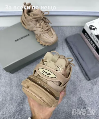 Balenciaga Track Beige Дамски Маратонки👟Дамски Спортни Обувки Код ch92, снимка 2 - Маратонки - 55482587