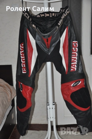 Кожен мото екип от две части Vanucci Art размер 58