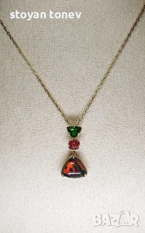 Black Opal Pendant – реверсивен медальон с невероятен черен опал! , снимка 5 - Колиета, медальони, синджири - 54085849