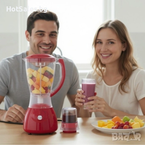 Блендер HOMELUX HY-Y44 Smoothie Maker, 1.5 литра, снимка 3 - Блендери - 54029630
