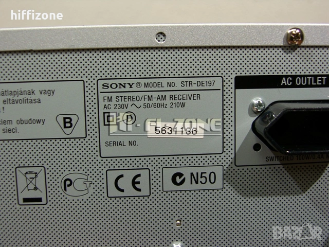 Ресивър   Sony str-de197, снимка 9 - Ресийвъри, усилватели, смесителни пултове - 54762660