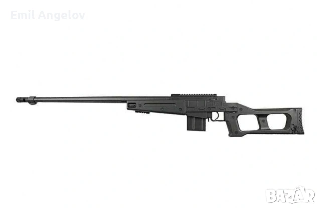 Продава се Airsoft реплика снайпер Swiss Arms SAS 08 Spring - Black - Cybergun/Well, снимка 5 - Бойно оръжие - 54500498