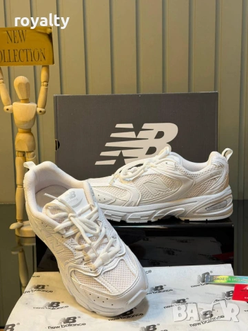 New Balance 530 Нови Бели Дамски Маратонки Ню Баланс с Кутия 