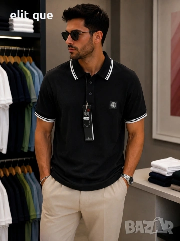 мъжки тениски с яка polo Hugo boss emporio armani Tommy Hilfiger , снимка 16 - Тениски - 55231771