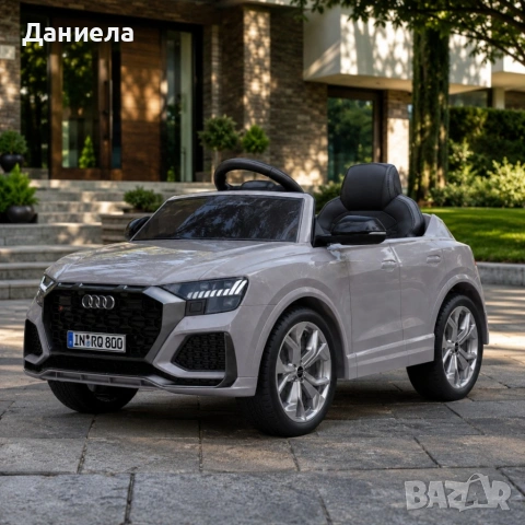 Детска акумулаторна кола Audi RS Q8 12V - Дистанционно управление, музика, LED светлини