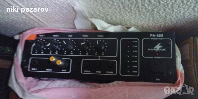 усилвател monacor pa 888