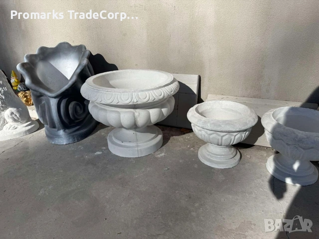 Саксии и Кашпи от бетон , снимка 3 - Саксии и кашпи - 54114861