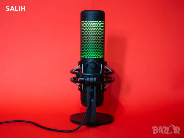 HyperX QuadCast S RGB Микрофон Геймърски USB Mic PC PS4 PS5 Mac XBOX Windows Linux, снимка 7 - Микрофони - 55468857