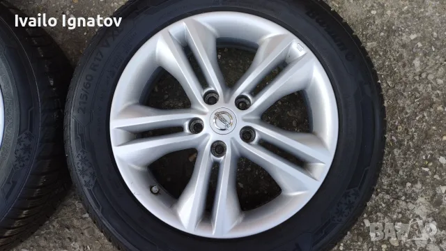 Джанти 17 5x114.3 от NISSAN Qashqai, снимка 3 - Гуми и джанти - 55681301