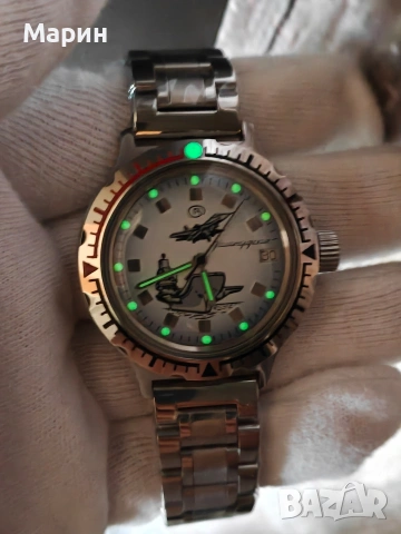 Восток Командирски автоматичен, снимка 2 - Мъжки - 54030743