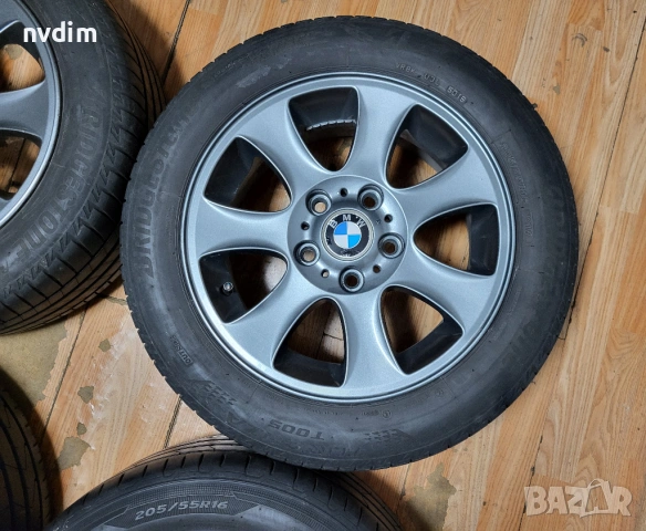 джанти 16" 5х120 BMW летни гуми 205/55/16, снимка 5 - Гуми и джанти - 54048237