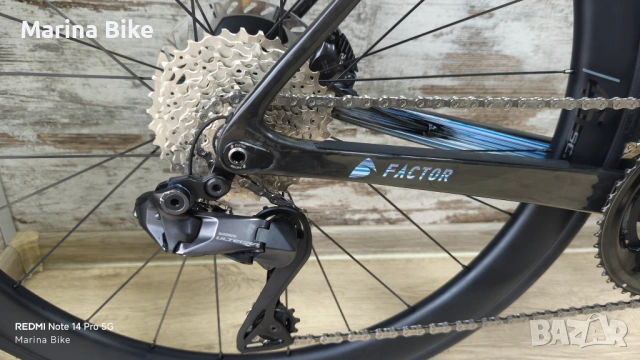 Карбонов шосеен велосипед Factor Ostro Vam Disc Ultegra Di2 Vision SC 45 | 54, снимка 4 - Велосипеди - 54560376