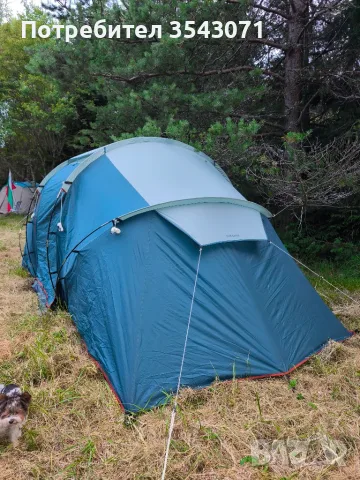 Палатка decathlon, ползвана броени пъти, като нова, без забележки, снимка 2 - Палатки - 55504081