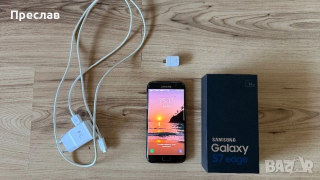Samsung Galaxy S7 Edge 32 GB 4 GB RAM + аксесоари, отлично състояние