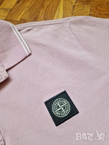Страхотна мъжка тениска STONE ISLAND sl8m fit , размер 2ХL/ XL, снимка 4 - Тениски - 55281630