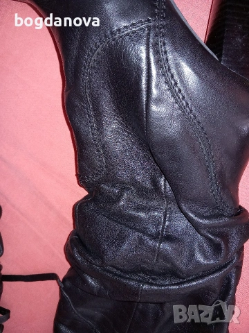 Нови ботуши на ток, естествена кожа, 40 номер, снимка 4 - Дамски ботуши - 53996107