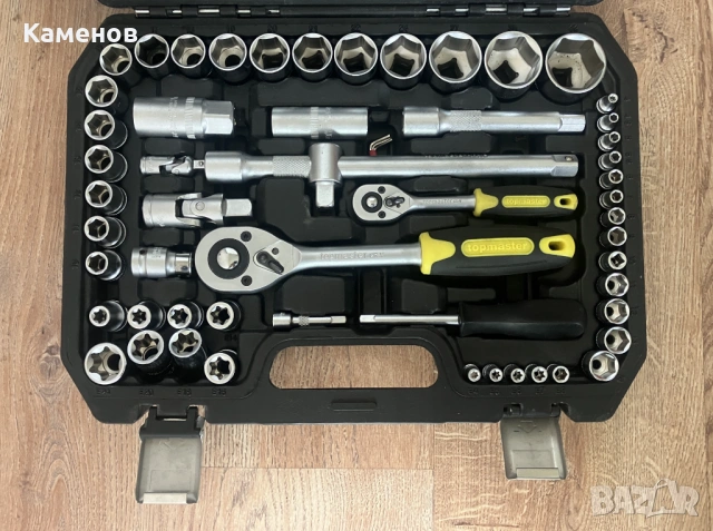 Topmaster - Комплект инструменти 108 части, снимка 3 - Куфари с инструменти - 54401587