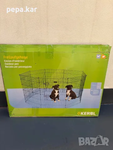 Ограждение Kerbl Puppy and Small Animal Pen - ограждение за кученца 8 части / 57 / 78 см., цена 35 Е, снимка 2 - Други - 55412168