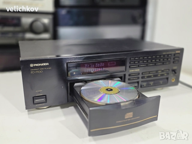 🚀🎛️ АУДИОФИЛСКА КЛАСИКА: Легендарен CD Плейър Pioneer PD-7700 – Stable Platter Mechanism! 🎛️🚀, снимка 5 - Ресийвъри, усилватели, смесителни пултове - 54747170