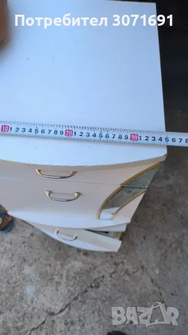 Нощни шкафчета 2 бр бели , снимка 8 - Шкафове - 55687811