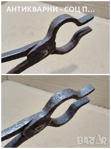 Стари Ковани Ковашки Клещи. / НОМЕР 1762., снимка 7 - Антикварни и старинни предмети - 53991405