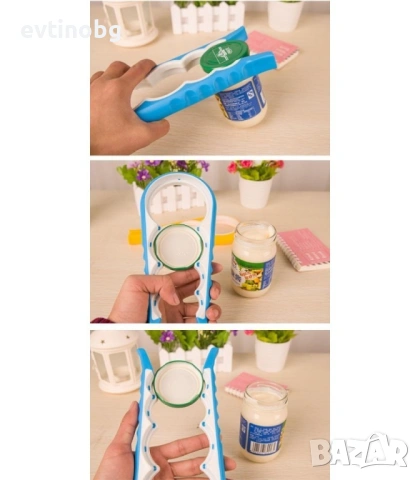 Универсална отварачка за буркани и бутилки с винтове, снимка 7 - Други - 54042929