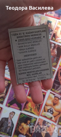 Картинки от дъвки "Уличен боец", снимка 3 - Колекции - 54055749