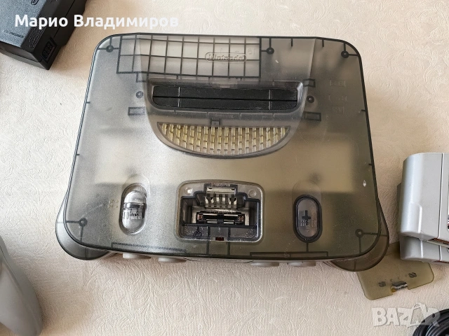 Nintendo 64 Smoke Grey clear , снимка 9 - Nintendo конзоли - 55249967