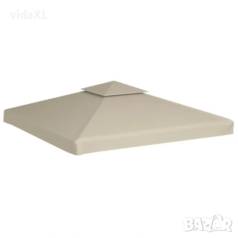 vidaXL Покривало за шатра, резервно, бежово(SKU:40875), снимка 2 - Градински мебели, декорация  - 54552657