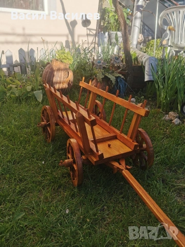 автентична волска каручка , снимка 3 - Декорация за дома - 54333262