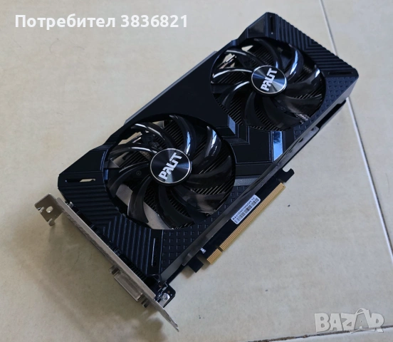 Запазена Palit Geforce RTX 2060 Dual 12Gb, снимка 3 - Видеокарти - 54659072
