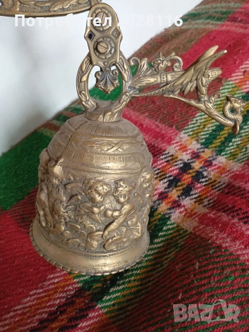 Месингова камбана , снимка 3 - Антикварни и старинни предмети - 54547716