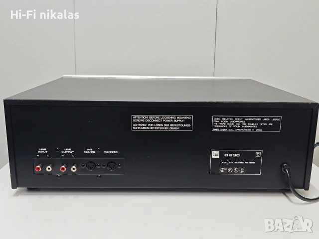 стерео касетъчен дек Hi-Fi ретро DUAL C 830, снимка 10 - Декове - 54562334