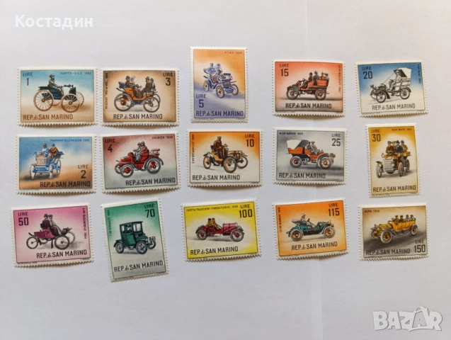 Пощенски марки Сан Марино 