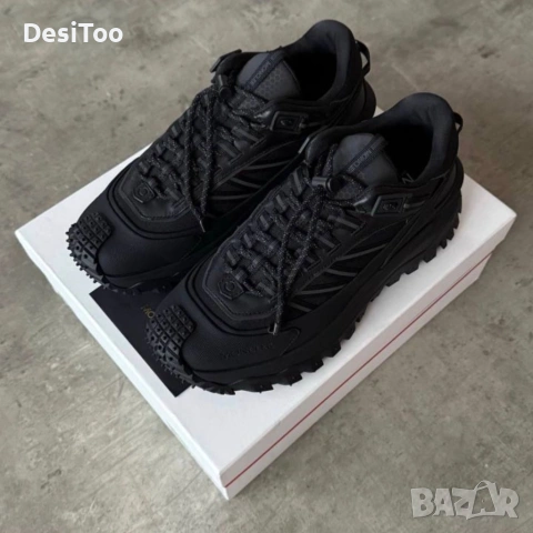 Moncler Trailgrip GTX - Black , снимка 8 - Маратонки - 54324076