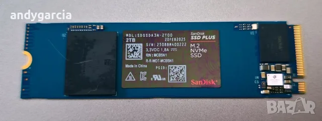 SanDisk SSD PLUS M.2 NVMe PCIe Gen 4.0 скорост 6800MB/s read 4000MB/s write диск ссд лаптоп настолен, снимка 3 - Твърди дискове - 55326758