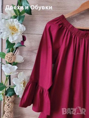 Рокля бордо Италия , снимка 3 - Рокли - 54095763